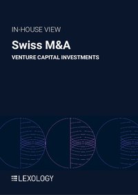 Swiss M&A - Venture Capital Investments 2025